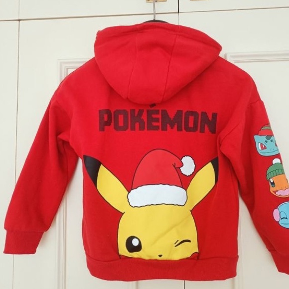 Pokemon Red Pikachu Kids Hoodie